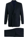 KITON DOUBLE BREASTED STRIPE SUIT