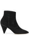 POLLY PLUME POINTED ANKLE BOOTS