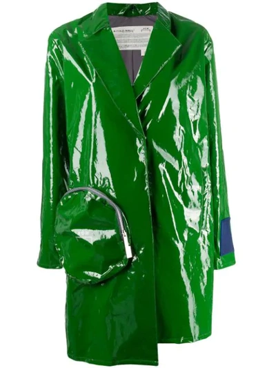 A-cold-wall* Water-resistant Trench Coat In Green