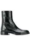 GIVENCHY GIVENCHY PATENT LEATHER ANKLE BOOTS - 黑色