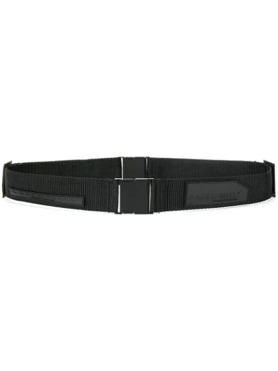 A-cold-wall* Logo Patch Belt In Black