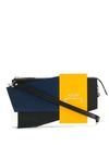 A-COLD-WALL* A-COLD-WALL* COLOUR-BLOCKED SHOULDER BAG - 白色