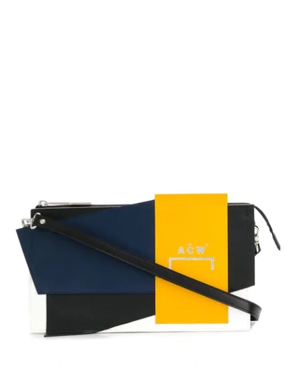 A-cold-wall* Colour-blocked Shoulder Bag In White