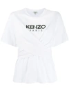 KENZO WRAP FRONT LOGO T-SHIRT