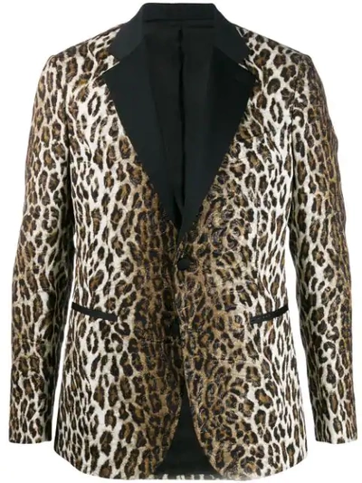 Versace Men's Leopard-print Evening Jacket In Leopardo Maculato