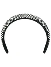 PRADA PRADA STUDDED EMBELLISHED HEADBAND - 黑色