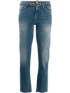 PINKO LOGO BELT JEANS