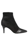 RAG & BONE RAG & BONE BEHA LEATHER & SUEDE MOTO BOOTIES,060039354031