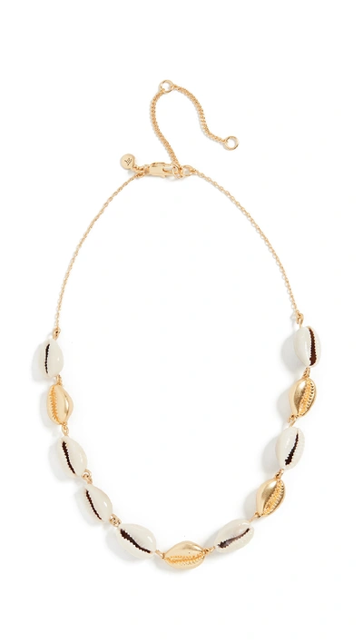 Madewell Cowrie Shell Choker Necklace In Natural Shell