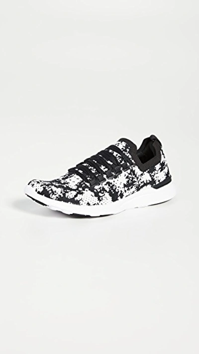 Apl Athletic Propulsion Labs Techloom Breeze Lace-up Trainers In Black/white/camo