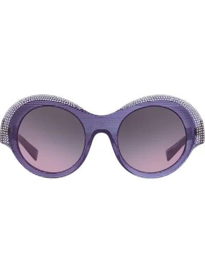 Alain Mikli X Alexandre Vauthier Roselyne Sunglasses In Purple