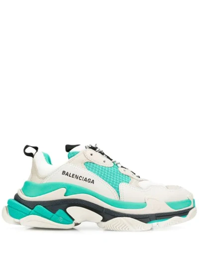 Balenciaga Triple S Sneakers - 灰色 In White