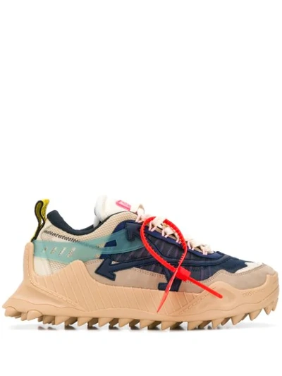 Off-white Low-top Trainers Odsy-1000 Mesh Nappa Leather Logo Blue-combo In Multicolor
