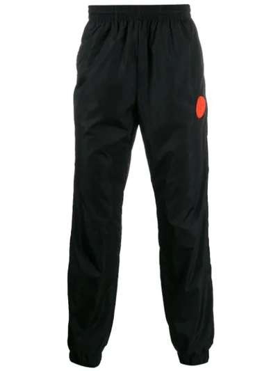 Off-white Logo Patch Track Trousers In 1000 Blkno