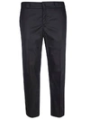 PRADA LOGO PLAQUE CLASSIC TROUSERS,11043447