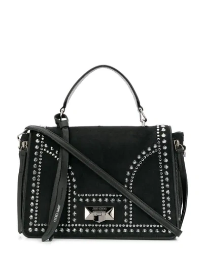 Jimmy Choo Helia Top Handle Tote In Black