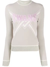 Off-white Swans Knitted Sweater In Neutrals