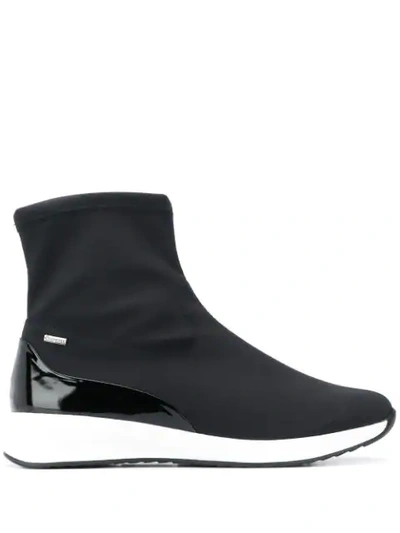 Hogl Sock Boot Sneakers In Black