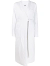 MM6 MAISON MARGIELA TIE FRONT LONG COAT