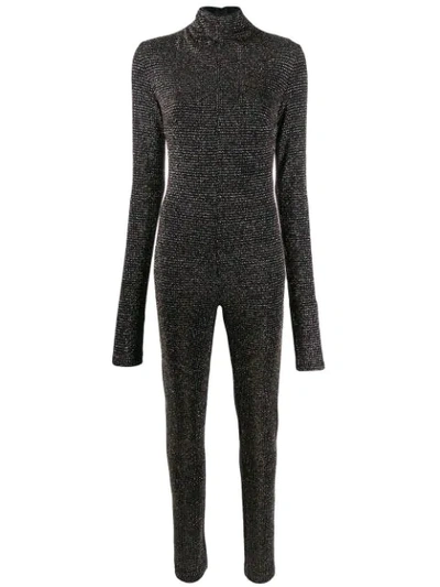 Styland Roll Neck Jumpsuit In Black