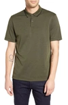 THEORY CURREN SLIM FIT TIPPED PIQUE POLO,J0494532
