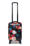 Herschel Supply Co Trade 21-inch Wheeled Carry-on Bag In Vintage Floral Black