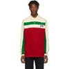 GUCCI GUCCI OFF-WHITE STARPATCH LONG SLEEVE POLO