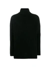 Ann Demeulemeester Knitted Turtle Neck Jumper In Black