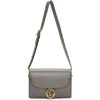 GUCCI GUCCI GREY SMALL GG RING SHOULDER BAG