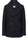 BURBERRY WOOL BLEND PEA COAT