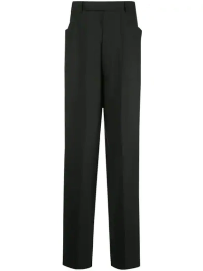 Rick Owens High-rise Trousers - 黑色 In Black