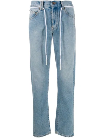 Off-white Straight-leg Relaxed Jeans In Blue