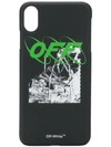 OFF-WHITE IPHONE XS MAX GRAPHIC PRINT CASE