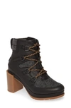 Sorel Women's Blake Lace-up Leather & Felt Hiking Boots In Black