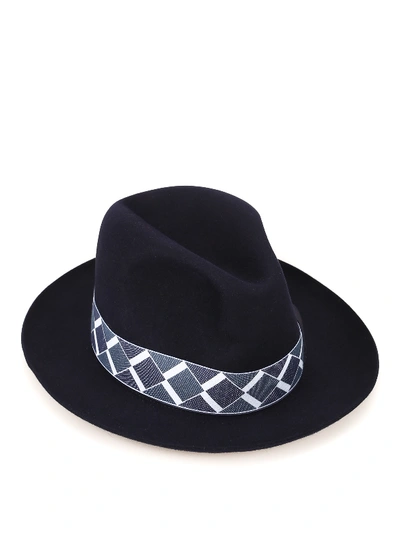 Borsalino The Bogart Blue Felt Hat
