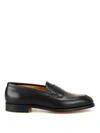 EDWARD GREEN PICCADILLY CALF LEATHER PENNY LOAFERS