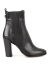 TOD'S ELASTIC T LEATHER ANKLE BOOTS