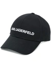 KARL LAGERFELD LOGO EMBROIDERED CAP