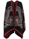 ETRO floral jacquard cape