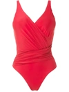 LYGIA & NANNY MAISA DRAPED SWIMSUIT