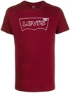 Levi's Contrast Logo T-shirt In Red