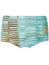 Lygia & Nanny Copacabana Printed Trunks In Blue