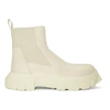 RICK OWENS RICK OWENS WHITE BOZO TRACTOR BEETLE CHELSEA BOOTS