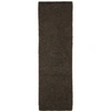 RICK OWENS RICK OWENS BROWN AND BLACK WOOL AND MOHAIR FISHERMAN SCARF