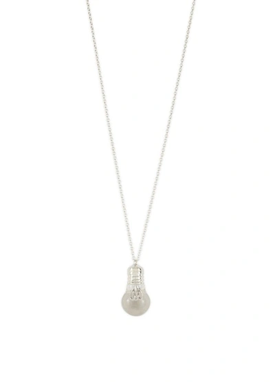 Ambush Light Bulb Charm" Necklace" In Gold