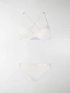 OFF-WHITE RIBBED LOGO BIKINI SET,OWUA024E19E69077010014376674