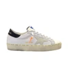 GOLDEN GOOSE WHITE LEATHER SNEAKERS,G35MS945I7