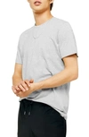 Topman 2-pack Classic Fit Crewneck T-shirts In Grey