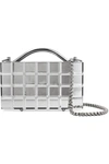 L'AFSHAR LOU LOU MIRRORED-ACRYLIC TOTE