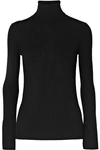 ALEX MILL RIBBED WOOL-BLEND TURTLENECK SWEATER